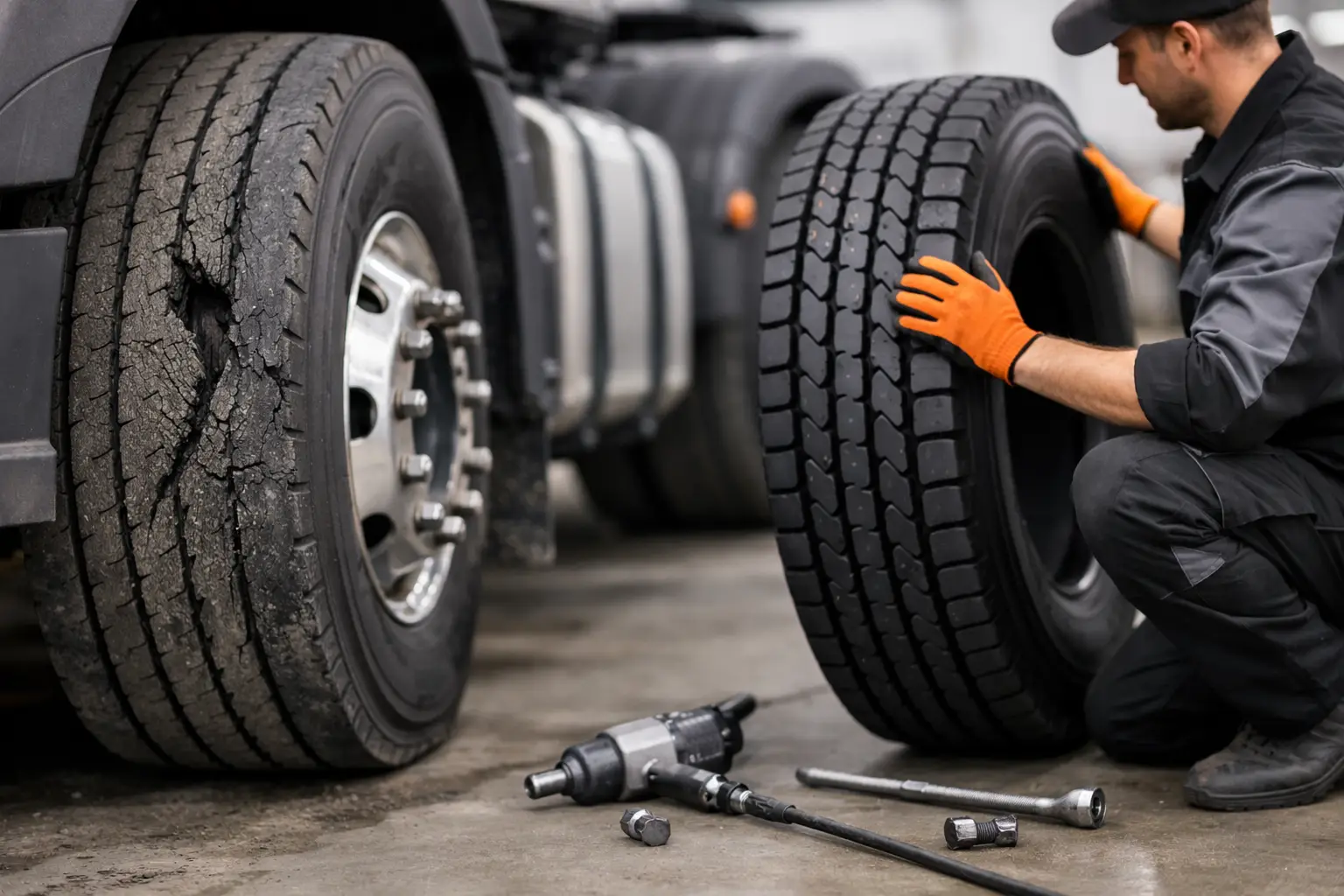 Heavy Truck Tire Repair: Fix or Replace?