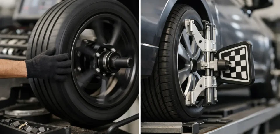 Wheel Balancing Versus Alignment Service